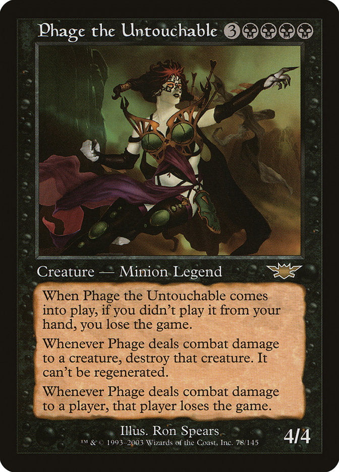 Phage the Untouchable [Legions] | Game Haven TX