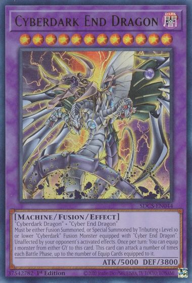 Cyberdark End Dragon [SDCS-EN044] Ultra Rare | Game Haven TX
