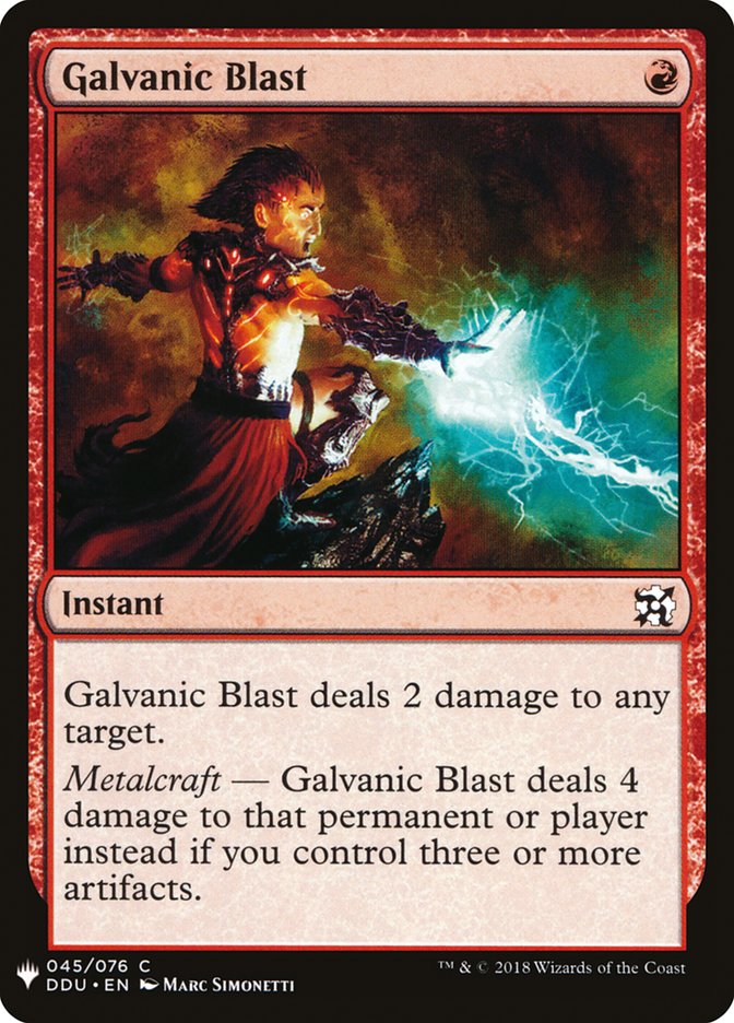 Galvanic Blast [Mystery Booster] | Game Haven TX