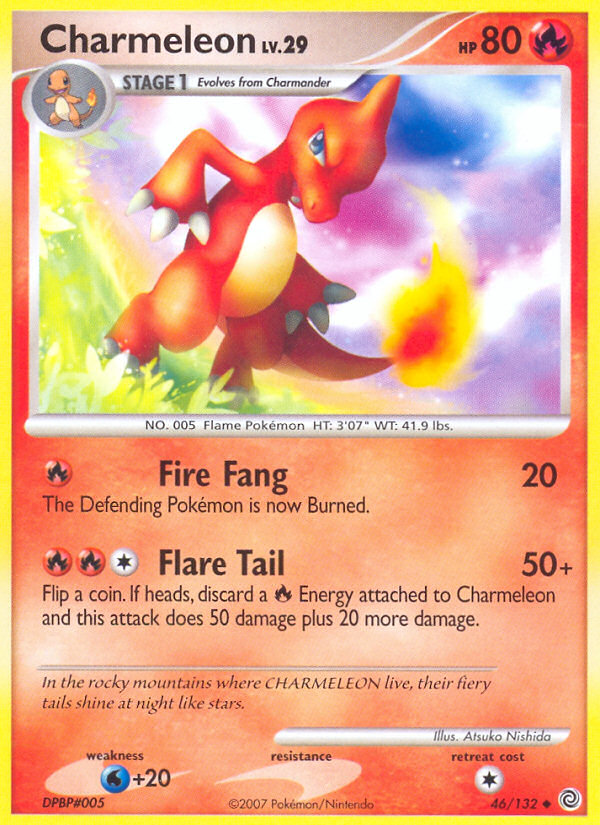 Charmeleon (46/132) [Diamond & Pearl: Secret Wonders] | Game Haven TX
