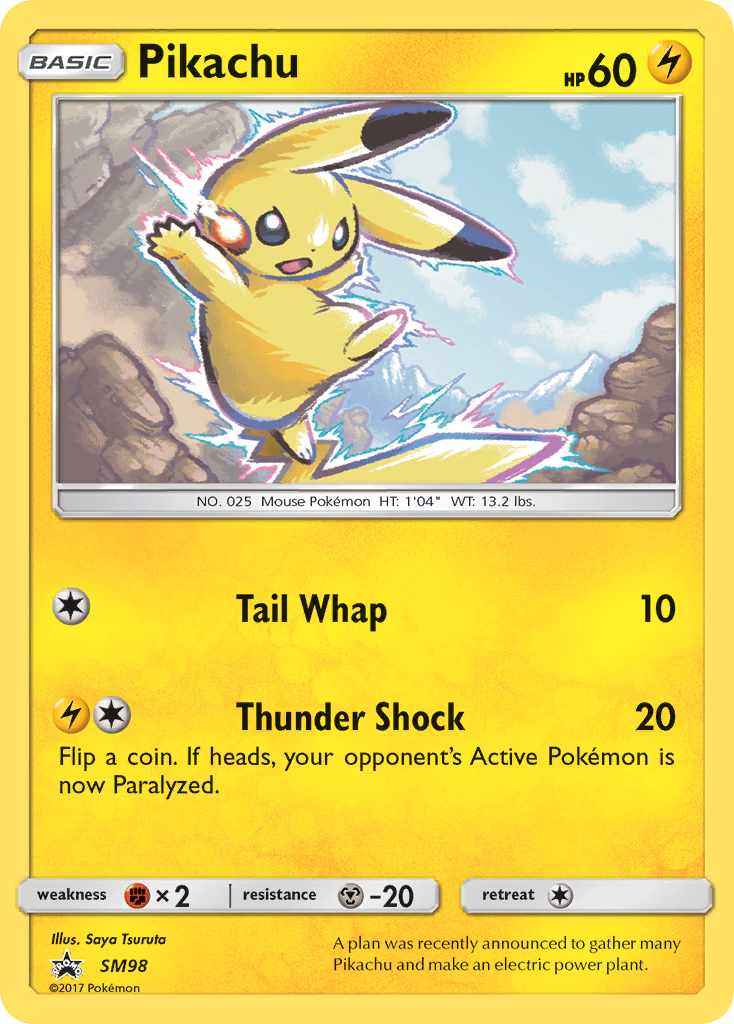 Pikachu (SM98) [Sun & Moon: Black Star Promos] | Game Haven TX