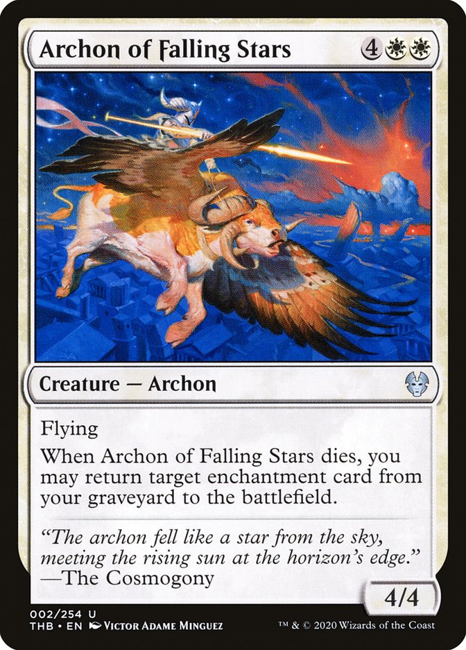 Archon of Falling Stars [Theros Beyond Death] | Game Haven TX