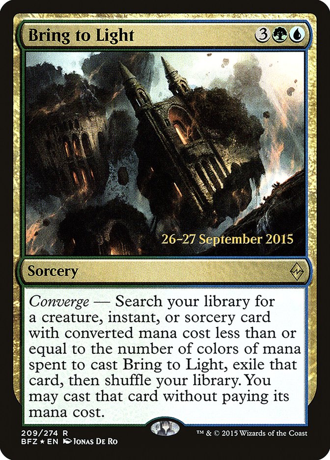 Bring to Light [Battle for Zendikar Promos] | Game Haven TX