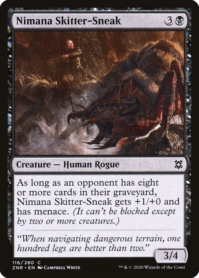 Nimana Skitter-Sneak [Zendikar Rising] | Game Haven TX