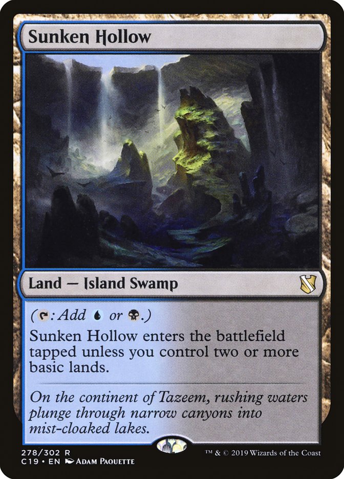 Sunken Hollow [Commander 2019] | Game Haven TX