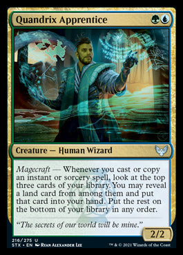 Quandrix Apprentice [Strixhaven: School of Mages] | Game Haven TX