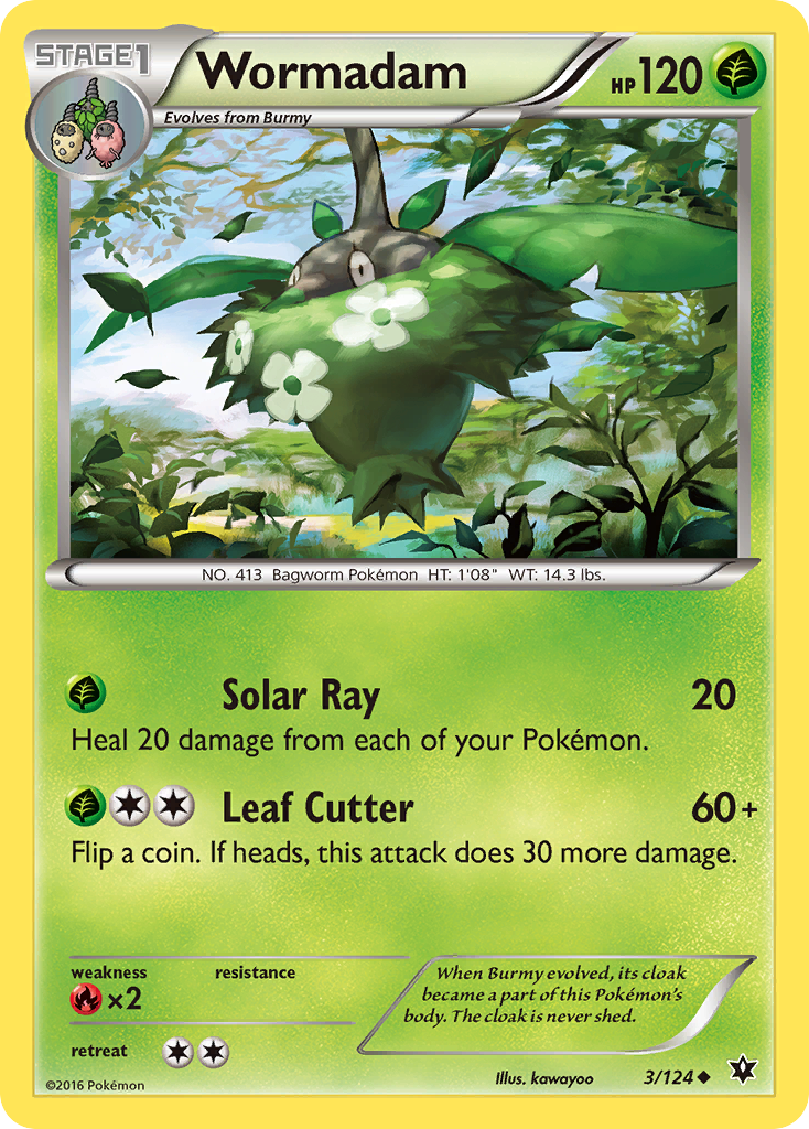 Wormadam (3/124) [XY: Fates Collide] | Game Haven TX