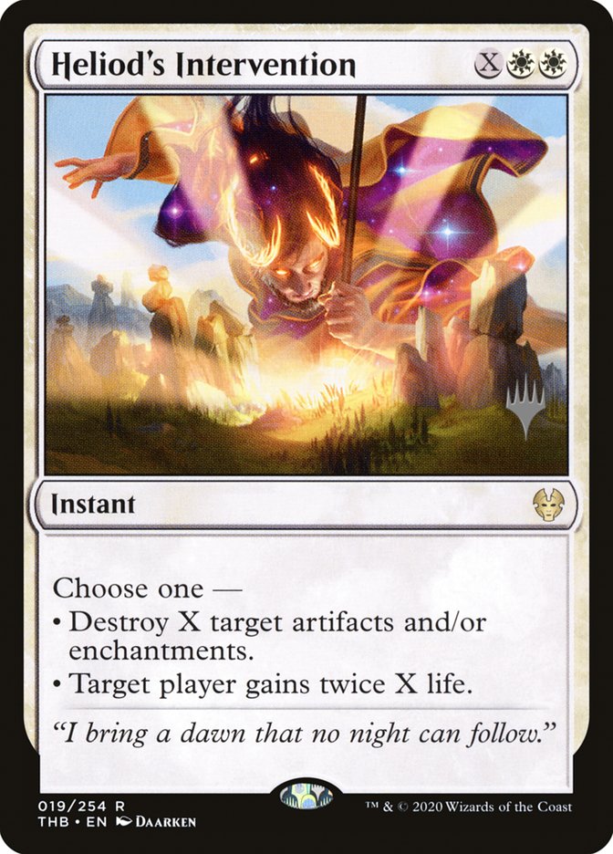 Heliod's Intervention (Promo Pack) [Theros Beyond Death Promos] | Game Haven TX