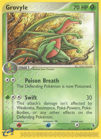 Grovyle (31/109) [EX: Ruby & Sapphire] | Game Haven TX