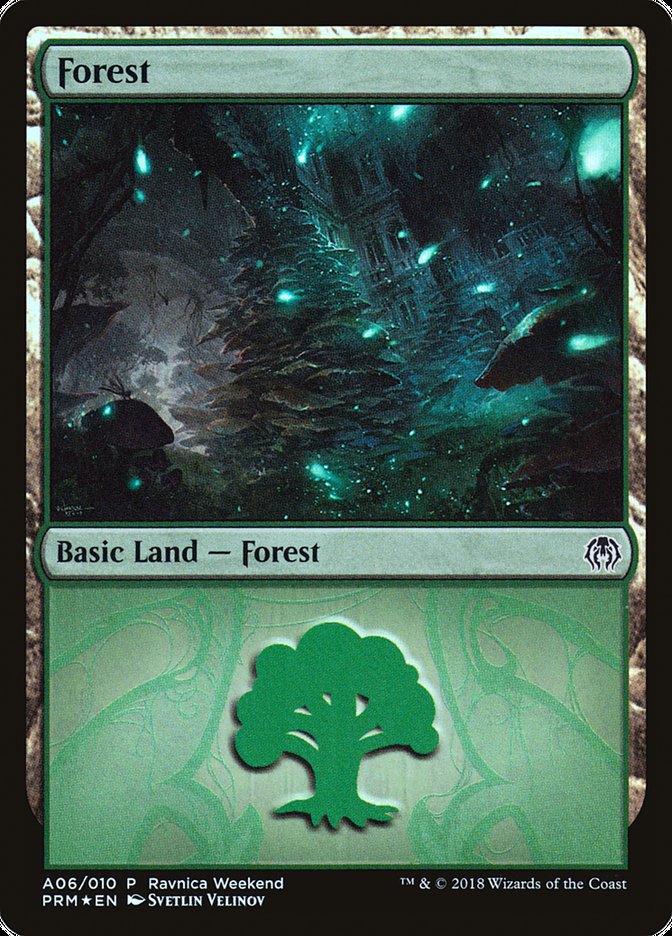Forest - Golgari (A06) [GRN Ravnica Weekend] | Game Haven TX