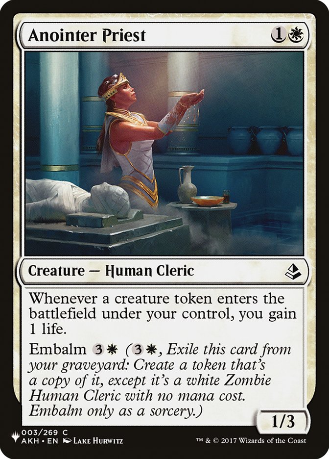 Anointer Priest [The List] | Game Haven TX