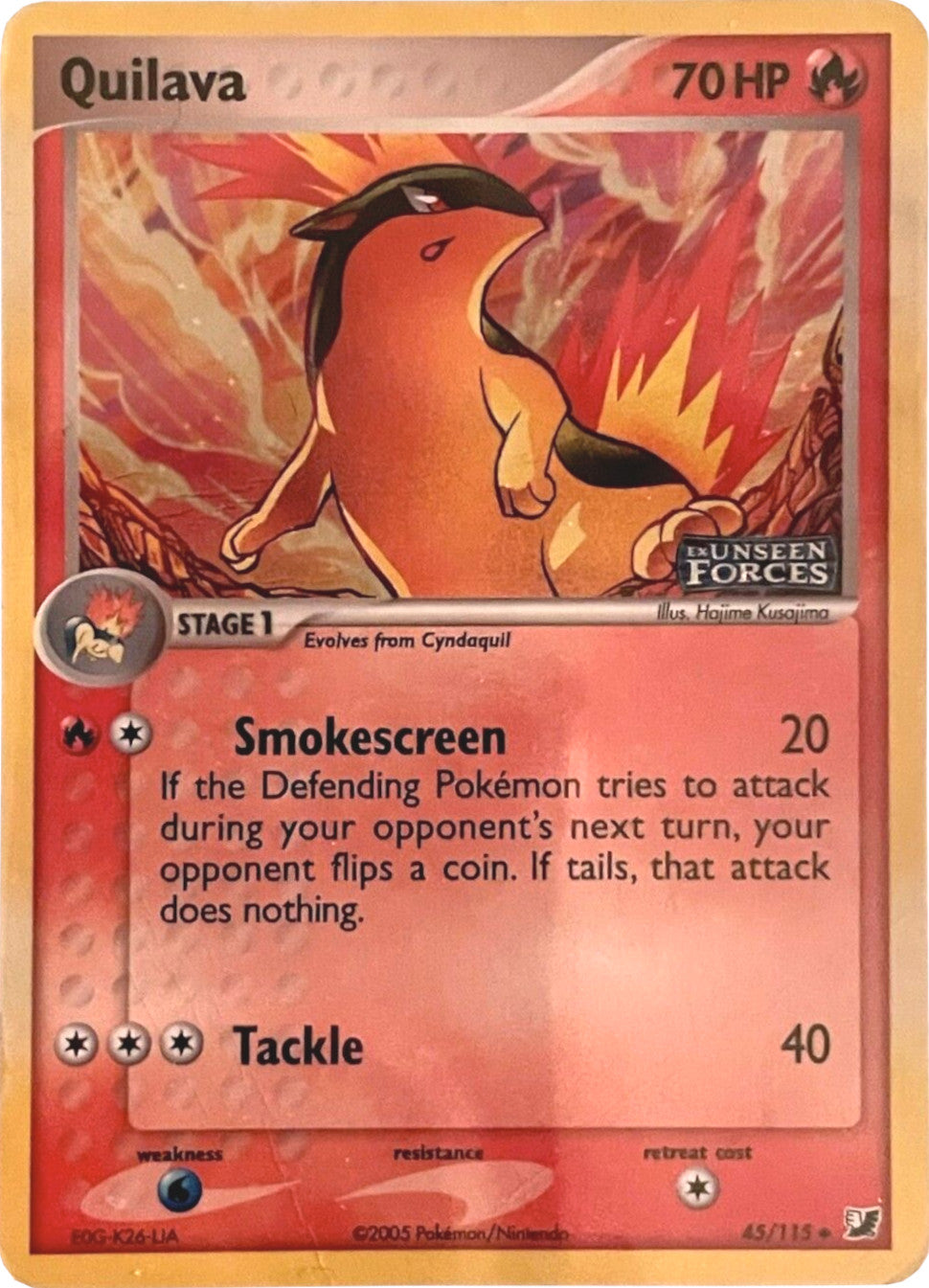 Quilava (45/115) (Stamped) [EX: Unseen Forces] | Game Haven TX