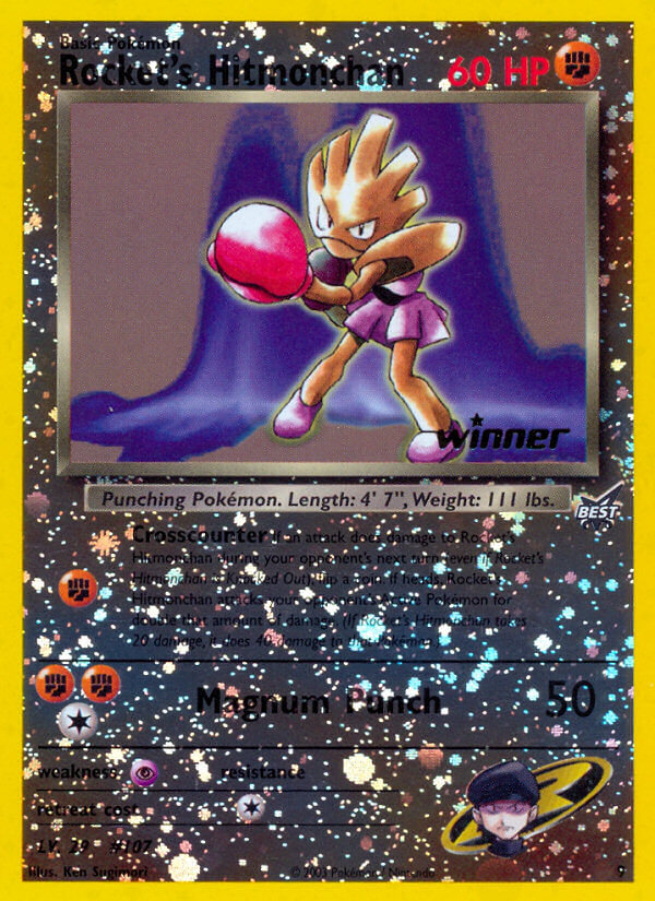 Rocket's Hitmonchan (9) (Winner) [Best of Promos] | Game Haven TX