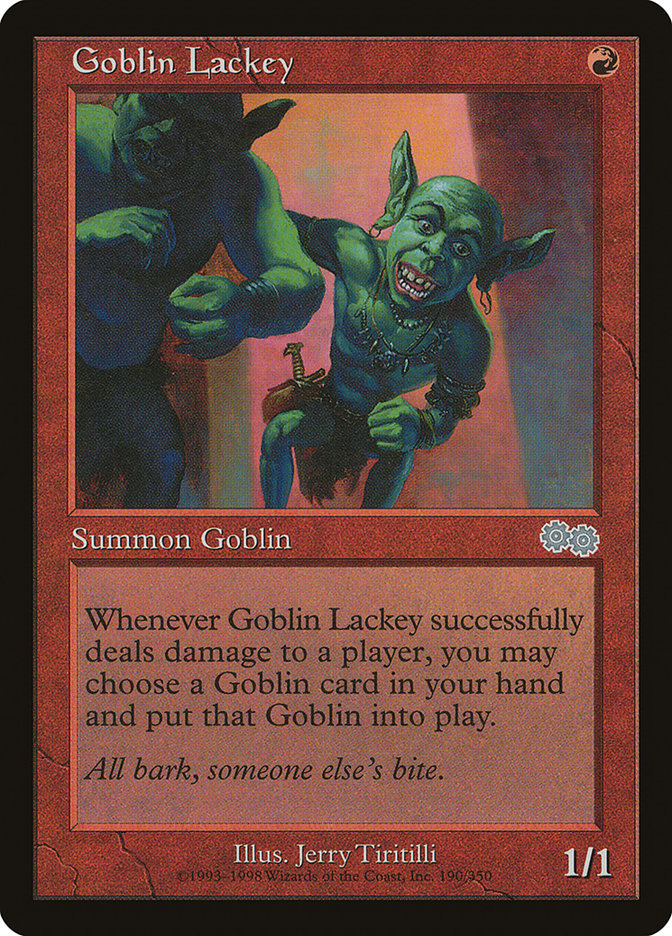 Goblin Lackey [Urza's Saga] | Game Haven TX