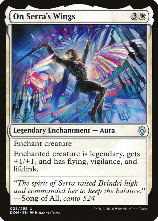 On Serra's Wings [Dominaria] | Game Haven TX