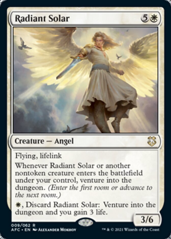 Radiant Solar [Dungeons & Dragons: Adventures in the Forgotten Realms Commander] | Game Haven TX
