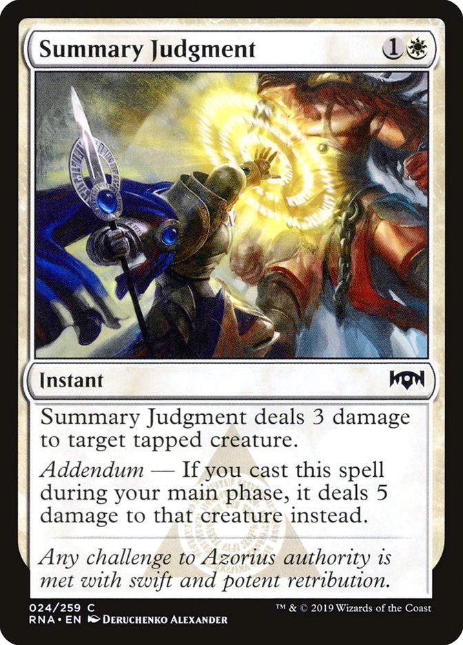 Summary Judgment [Ravnica Allegiance] | Game Haven TX