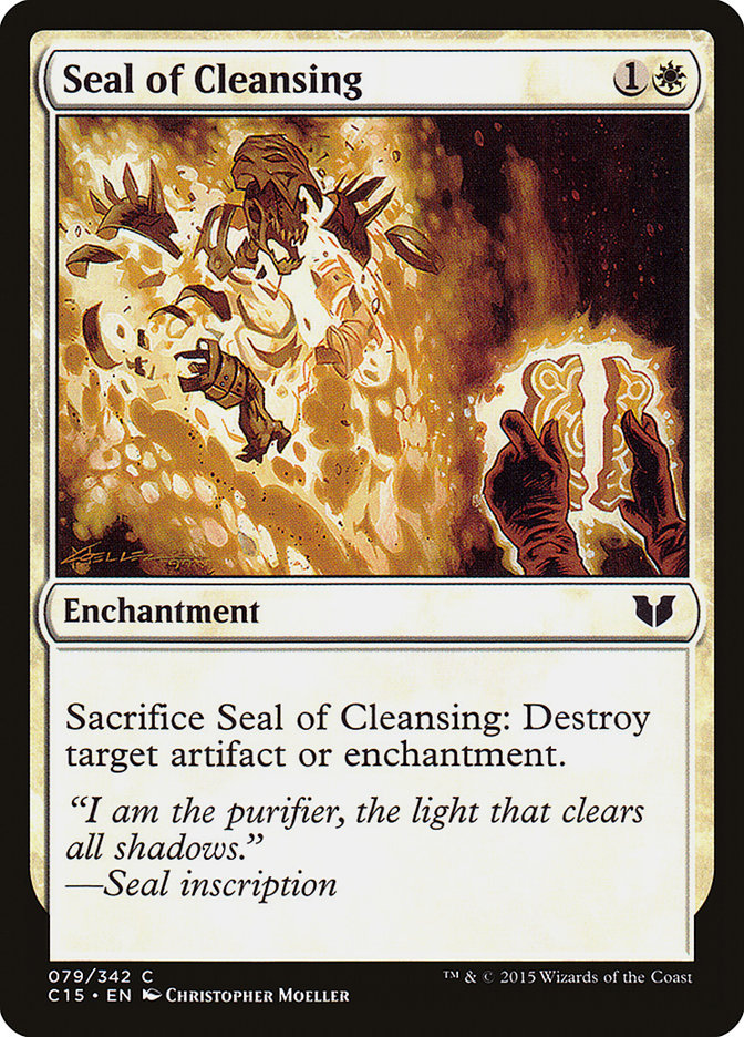 Seal of Cleansing [Commander 2015] | Game Haven TX