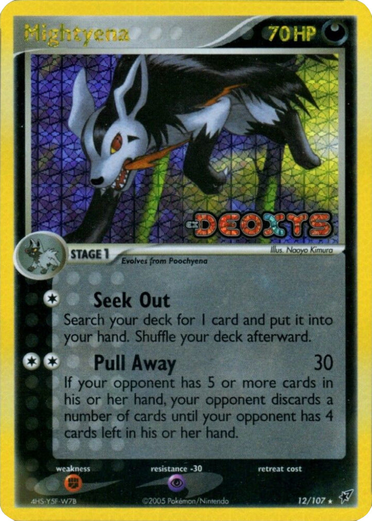 Mightyena (12/107) (Stamped) [EX: Deoxys] | Game Haven TX
