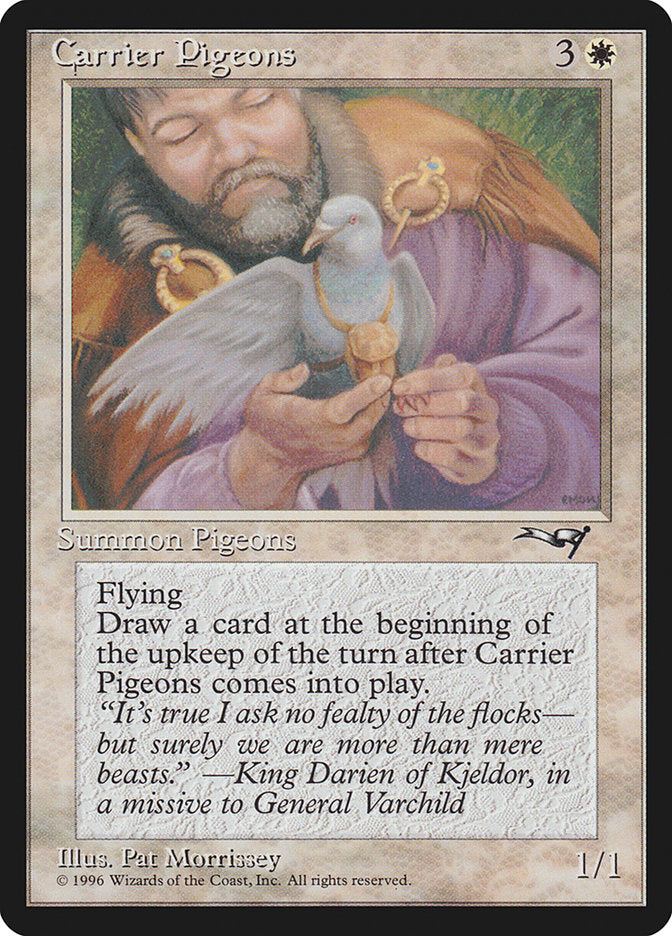 Carrier Pigeons (Holding Pigeon) [Alliances] | Game Haven TX