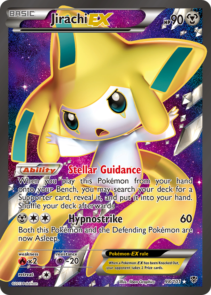 Jirachi EX (98/101) [Black & White: Plasma Blast] | Game Haven TX