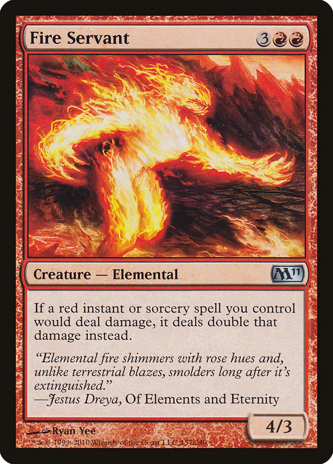 Fire Servant [Magic 2011] | Game Haven TX