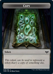 Copy // Treasure Double-sided Token [Innistrad: Crimson Vow Tokens] | Game Haven TX
