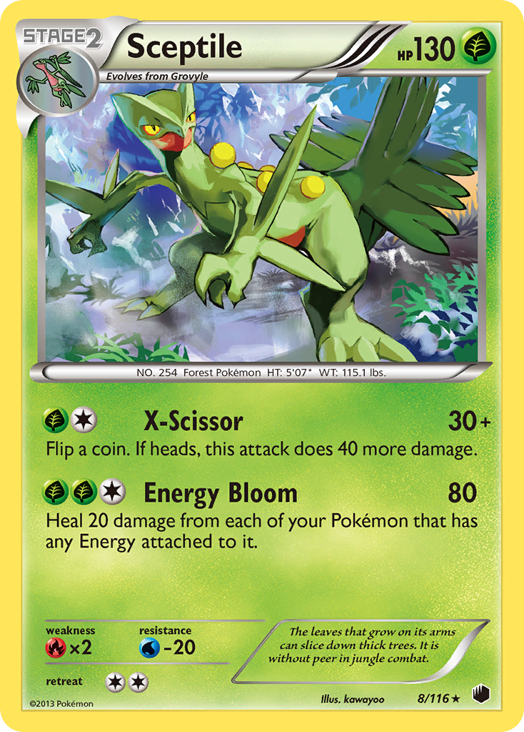 Sceptile (8/116) [Black & White: Plasma Freeze] | Game Haven TX