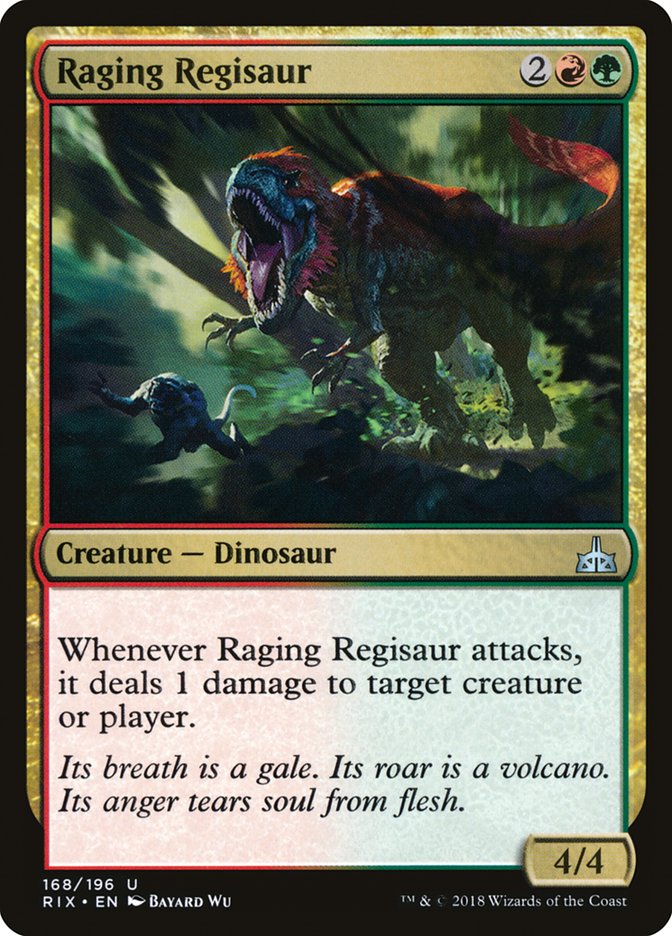 Raging Regisaur [Rivals of Ixalan] | Game Haven TX