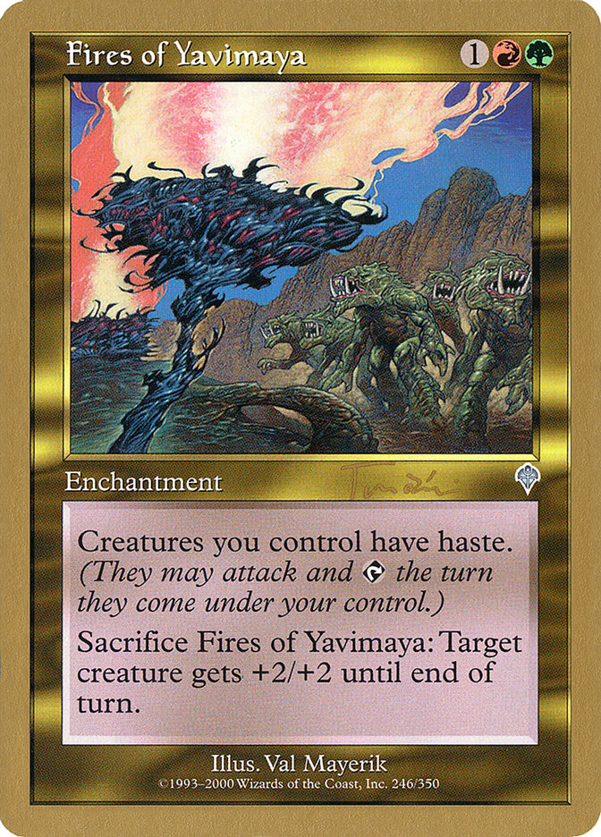 Fires of Yavimaya (Jan Tomcani) [World Championship Decks 2001] | Game Haven TX