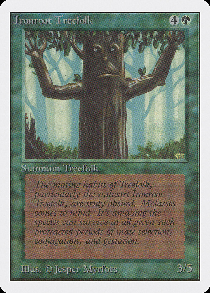 Ironroot Treefolk [Unlimited Edition] | Game Haven TX