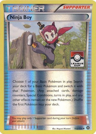 Ninja Boy (103/114) (League Promo) [XY: Steam Siege] | Game Haven TX