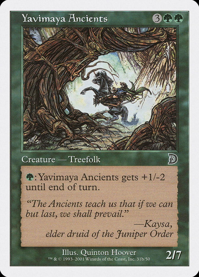 Yavimaya Ancients  (Horse Art) [Deckmasters] | Game Haven TX