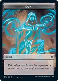 Copy // Illusion Double-sided Token [Zendikar Rising Tokens] | Game Haven TX