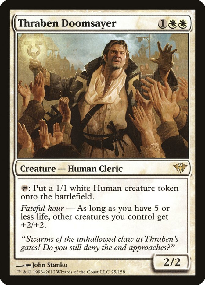 Thraben Doomsayer [Dark Ascension] | Game Haven TX