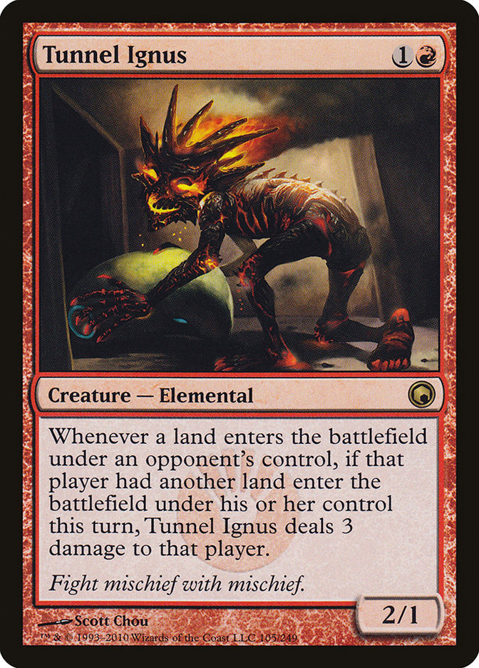 Tunnel Ignus [Scars of Mirrodin] | Game Haven TX