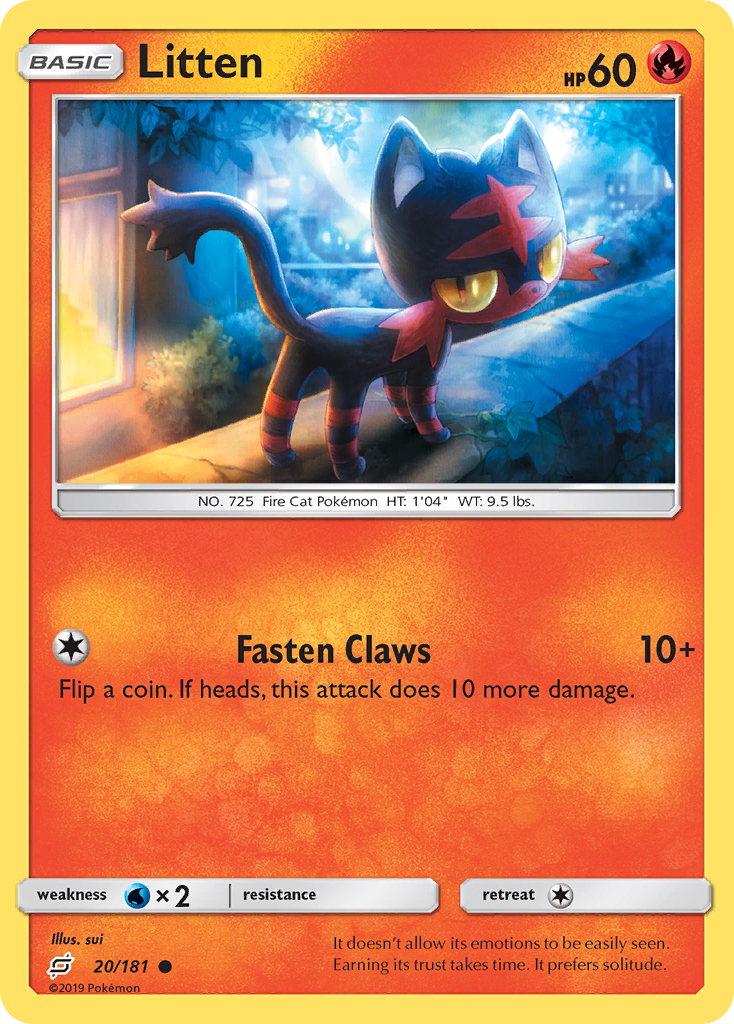 Litten (20/181) [Sun & Moon: Team Up] | Game Haven TX