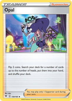Opal (158/185) [Sword & Shield: Vivid Voltage] | Game Haven TX