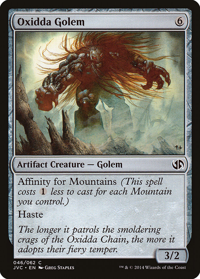 Oxidda Golem [Duel Decks Anthology: Jace vs. Chandra] | Game Haven TX