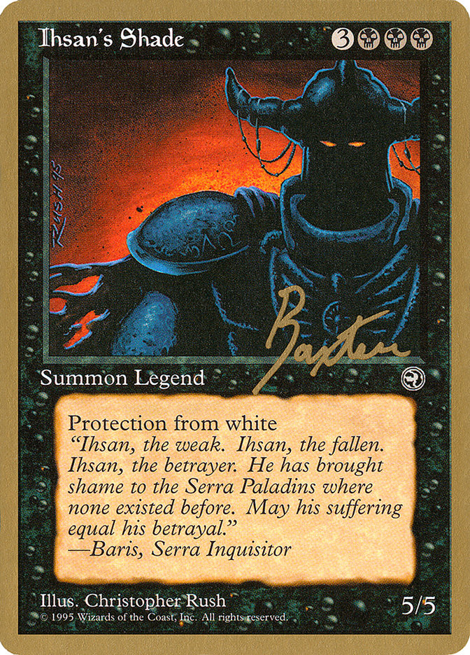 Ihsan's Shade (George Baxter) [Pro Tour Collector Set] | Game Haven TX
