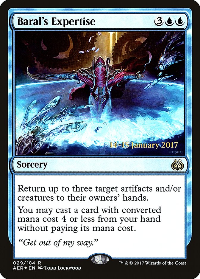 Baral's Expertise [Aether Revolt Promos] | Game Haven TX