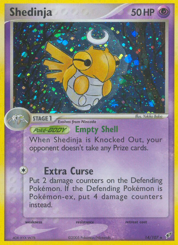 Shedinja (14/107) [EX: Deoxys] | Game Haven TX