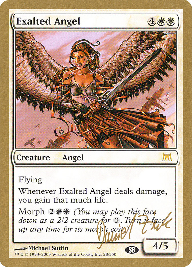 Exalted Angel (Daniel Zink) (SB) [World Championship Decks 2003] | Game Haven TX