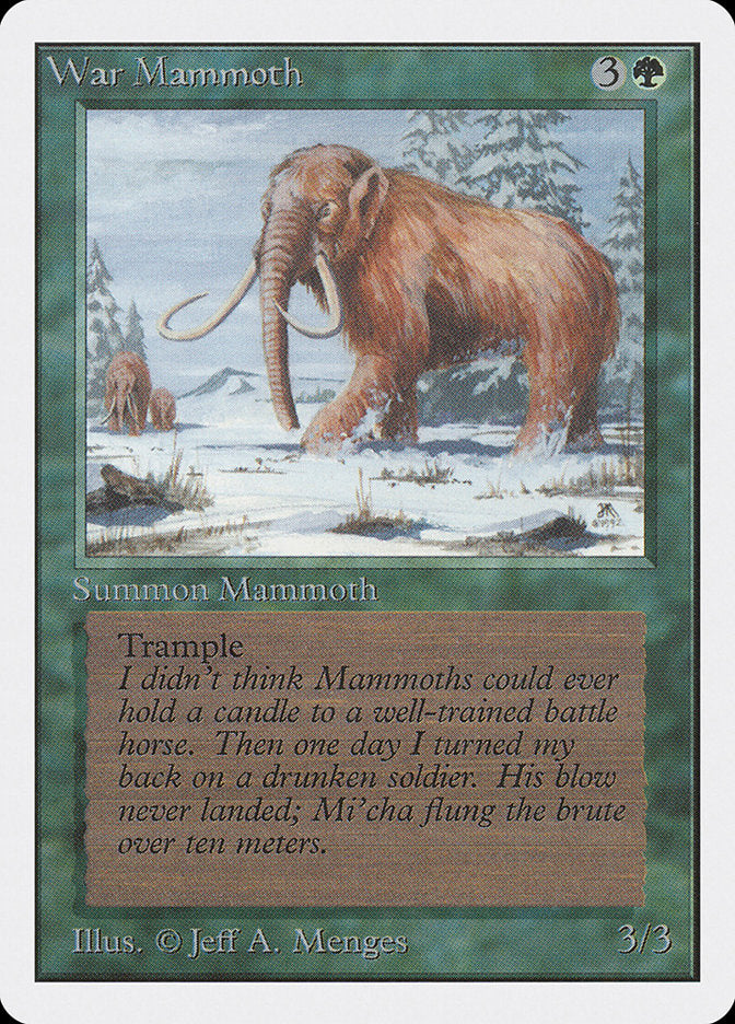 War Mammoth [Unlimited Edition] | Game Haven TX