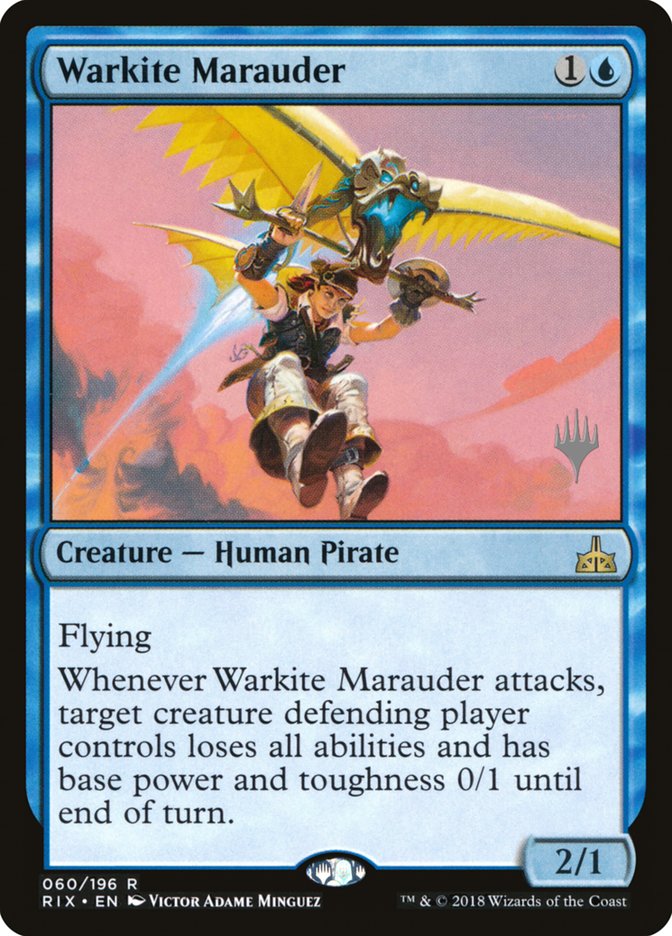 Warkite Marauder [Rivals of Ixalan Promos] | Game Haven TX