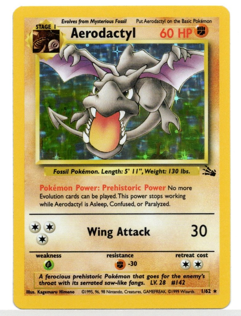 Aerodactyl (1/62) [Fossil Unlimited] | Game Haven TX