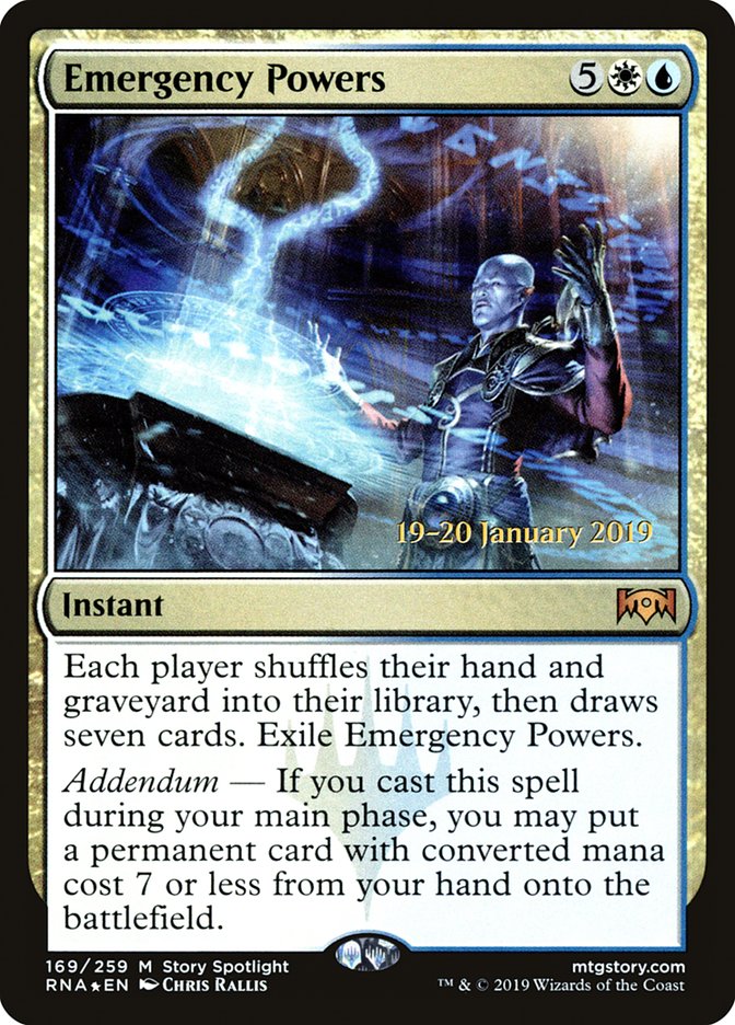 Emergency Powers [Ravnica Allegiance Promos] | Game Haven TX
