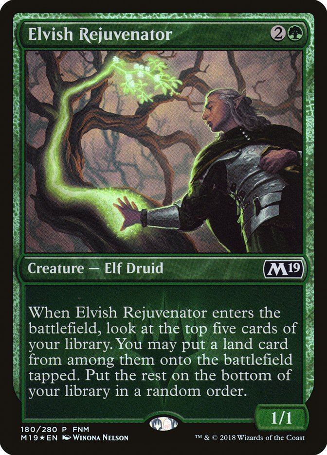 Elvish Rejuvenator [Core Set 2019 Promos] | Game Haven TX