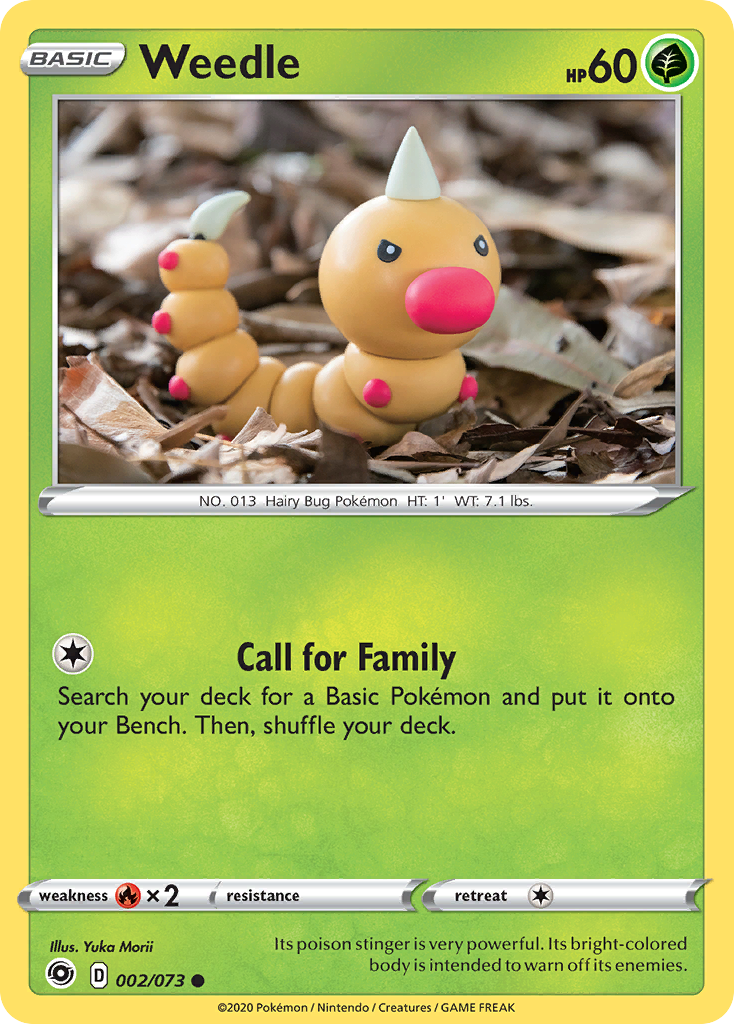 Weedle (002/073) [Sword & Shield: Champion's Path] | Game Haven TX
