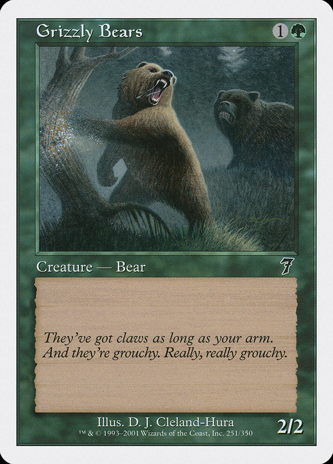 Grizzly Bears [Seventh Edition] | Game Haven TX